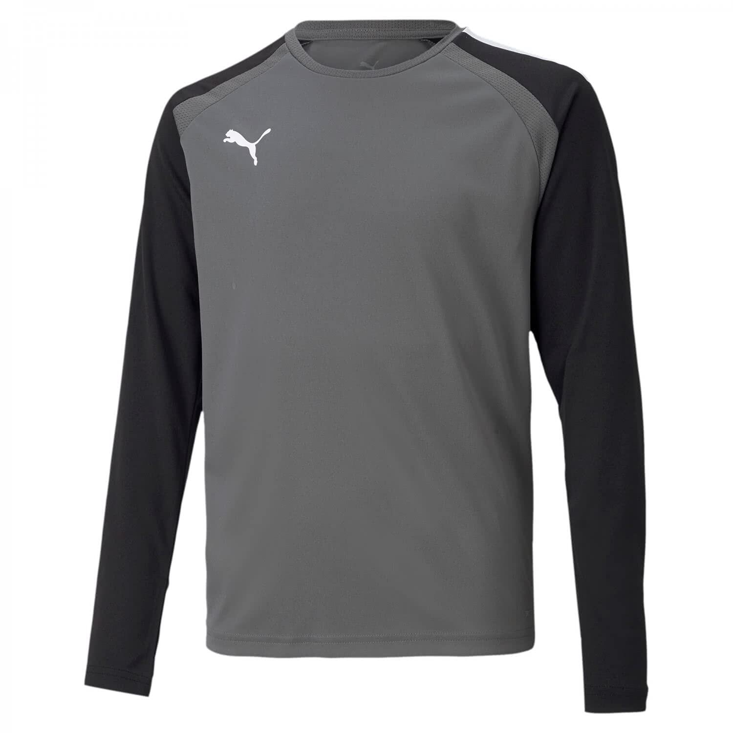 PUMA PUMA teamPACER GK LS JERS Langarmshirt für Jungen, Perlgrau, 10 Jahre