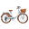 Bicicleta de cidade Dolce Vita by Canellini Venere 26" com cesto - Cinzento