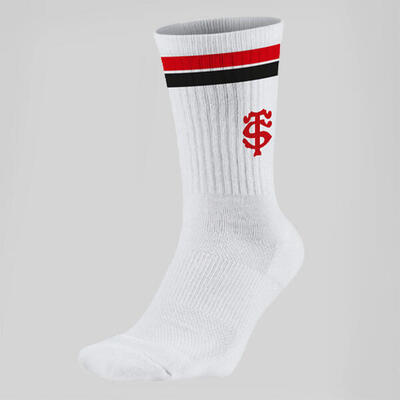 Witte lifestyle sokken stade toulousain