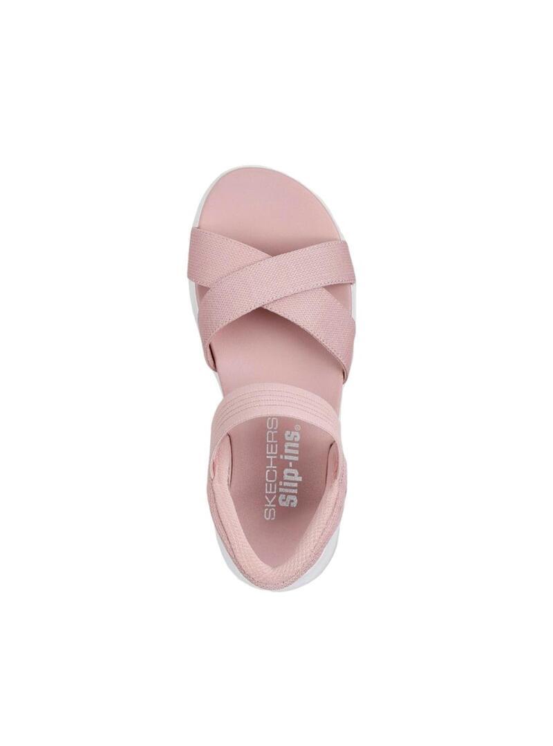 Sandali da donna Skechers Ultra flex 3.0 Rosa 3/5