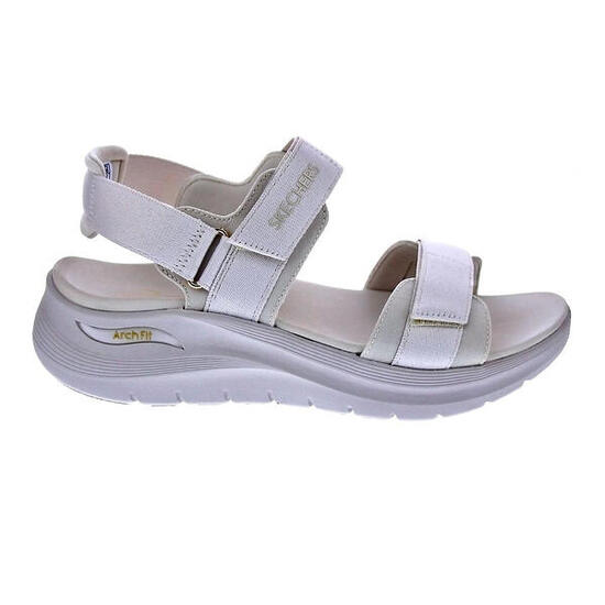 Sandalia Ergonomica Mujer Skechers Arch Fit 2.0 Tejido Negro