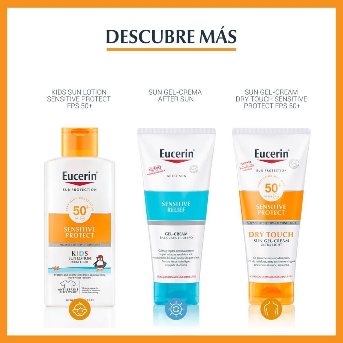 Eucerin Solar Facial Photoaging Control Fluido FPS 50+ con color tono medio 50ml 2/2
