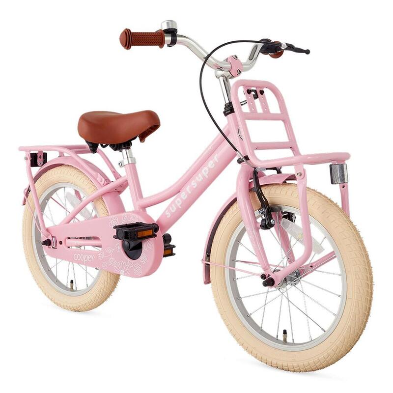 Vélo enfant SuperSuper Cooper - 16 pouces - Rose