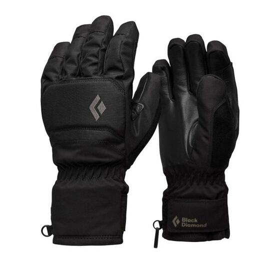 Gants ski Black Diamond Mission GORE‑TEX noir XL cuir chèvre PrimaLoft 133g