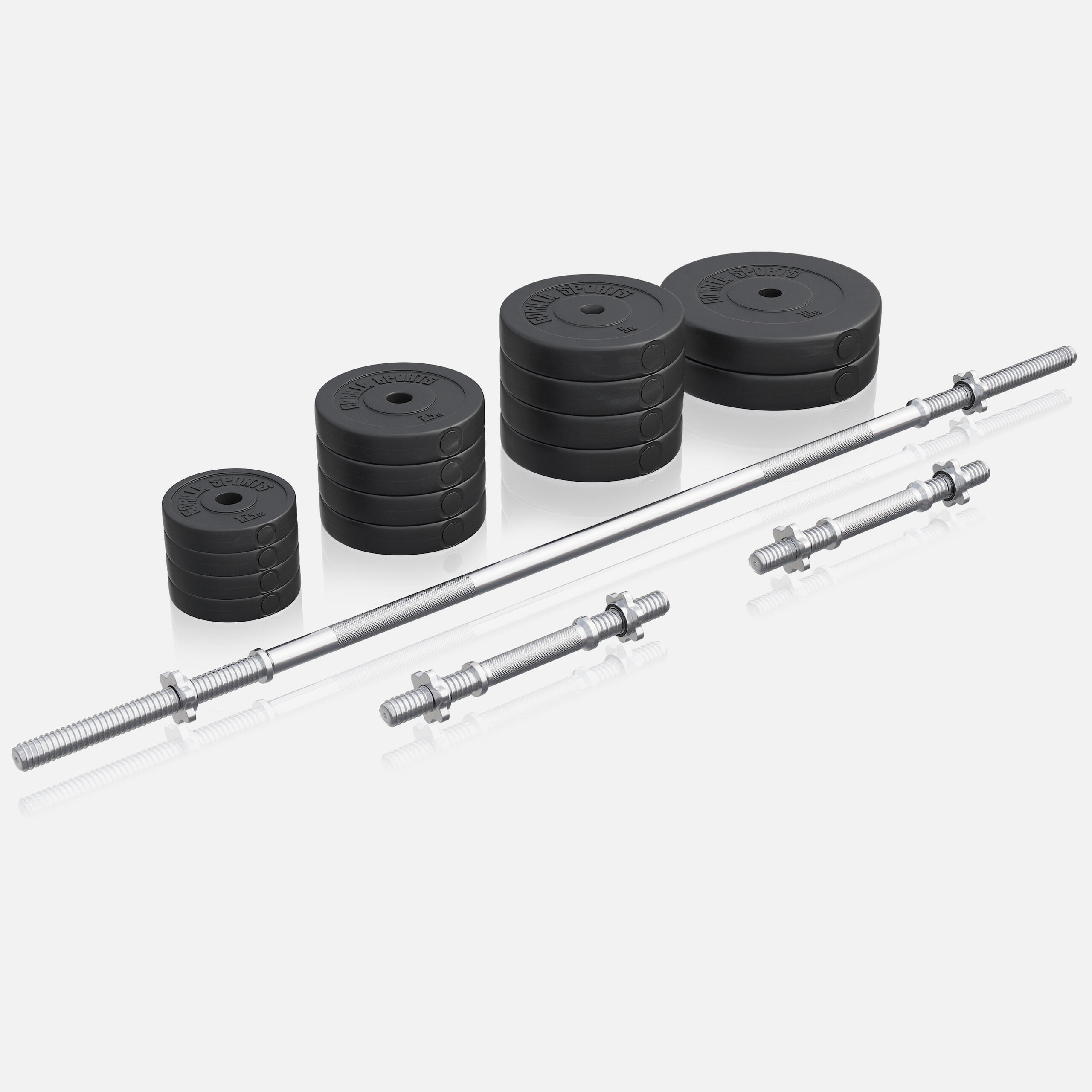 Hantelset - 70kg, Langhantelstange 170cm, Hantel Set, Kurzhantelset, Hanteln 5/7