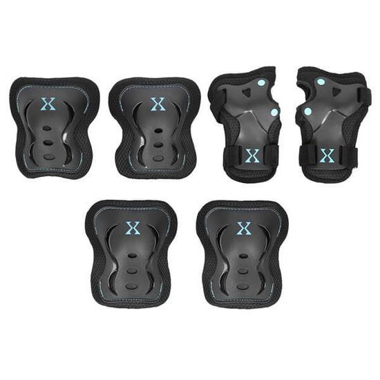 Un jeu de protections pour skateboards et trottinettes H320 NILS EXTREME