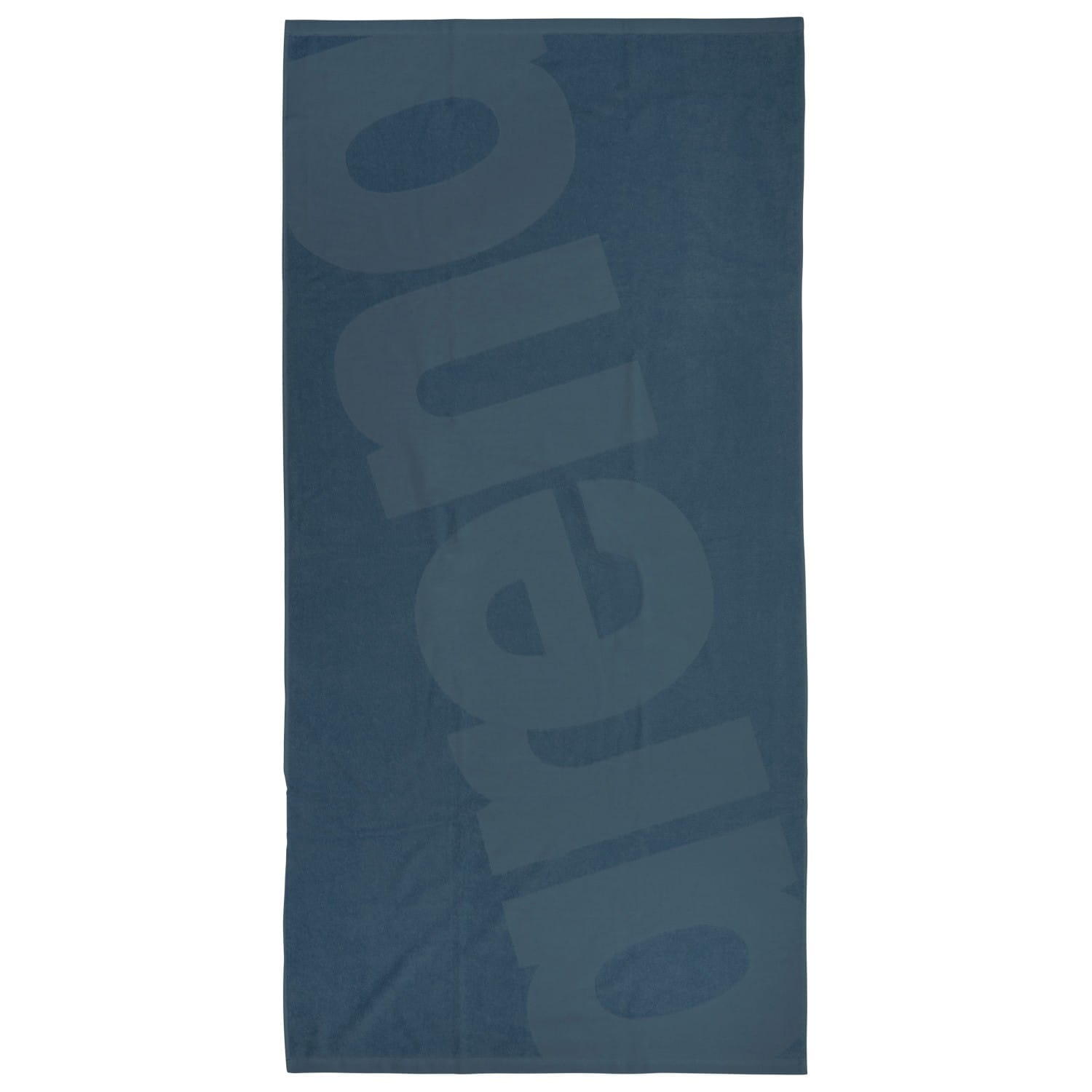 Ręcznik plażowy arena Beach Towel Logo II grafitowy