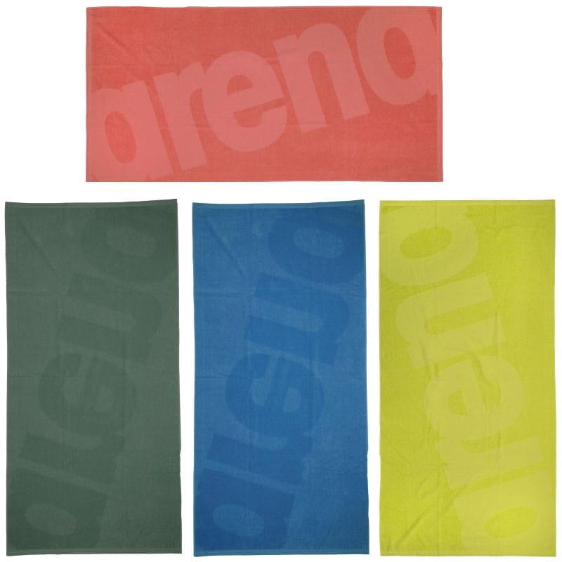 Ręcznik plażowy arena Beach Towel Logo II grafitowy