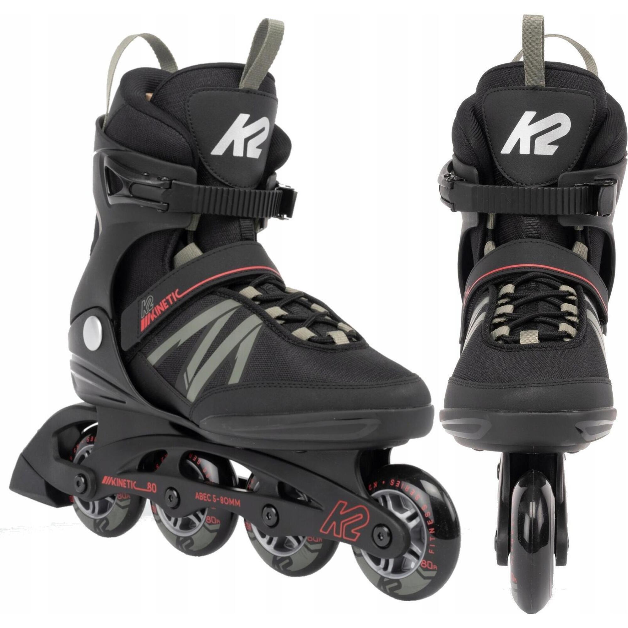 K2 - Patins À Roulettes K2 Kinetic 80 Pro Xt Pour Hommes - Rollers En Ligne - Noir - 42,5 - Decathlon