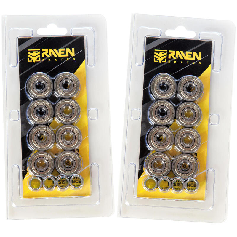 8x Kółka do rolek 72mm + 16x Łożyska RAVEN Abec9