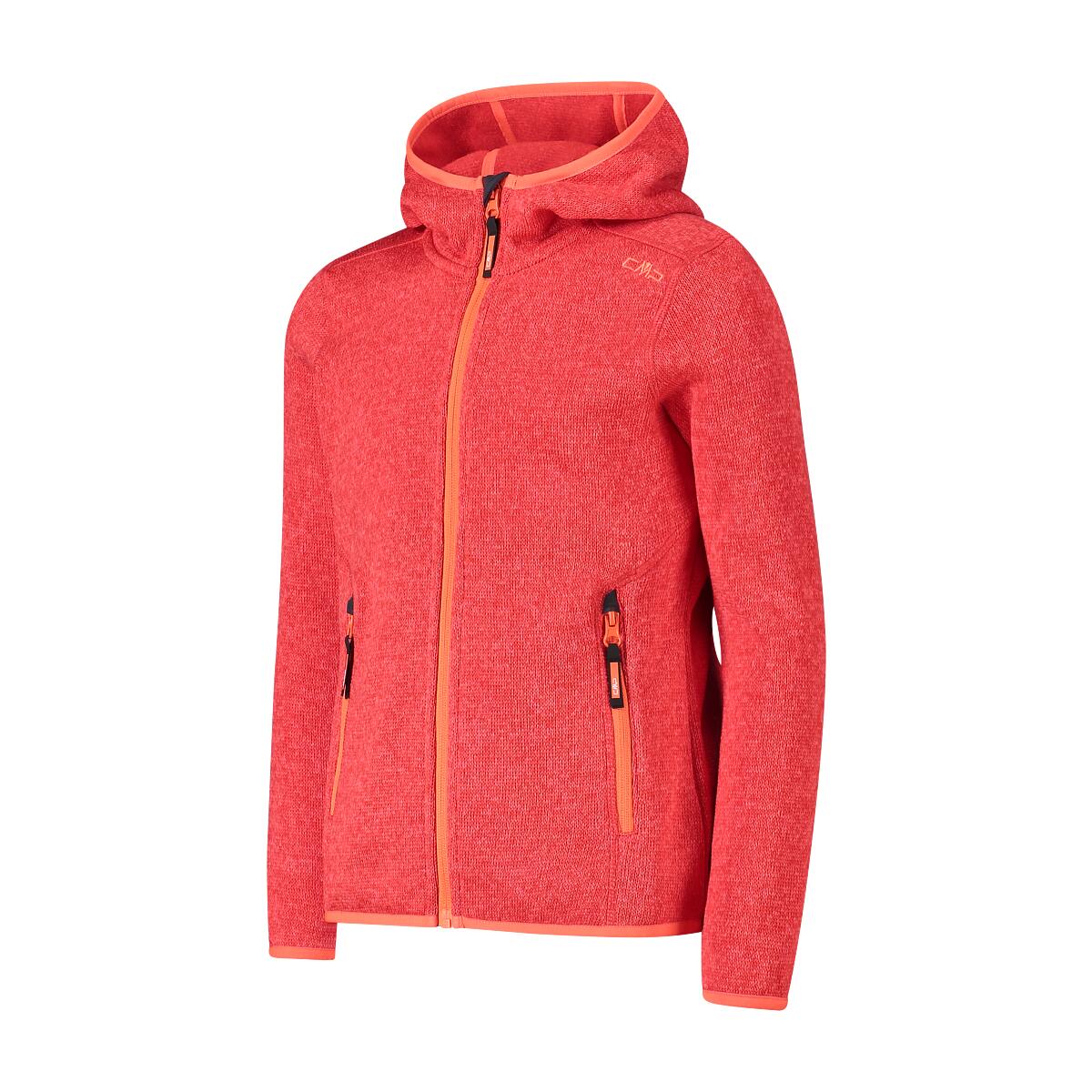 CMP Mädchen Fleece Jacke Fix Hood 3H19825 3/3