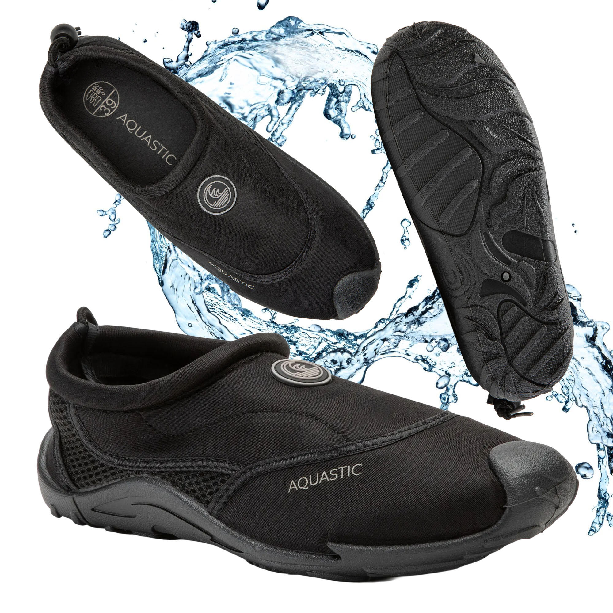 Aquastic - Aquastic Chaussures Aquatiques Kea - Aquashoes - Noir - 44 - Decathlon