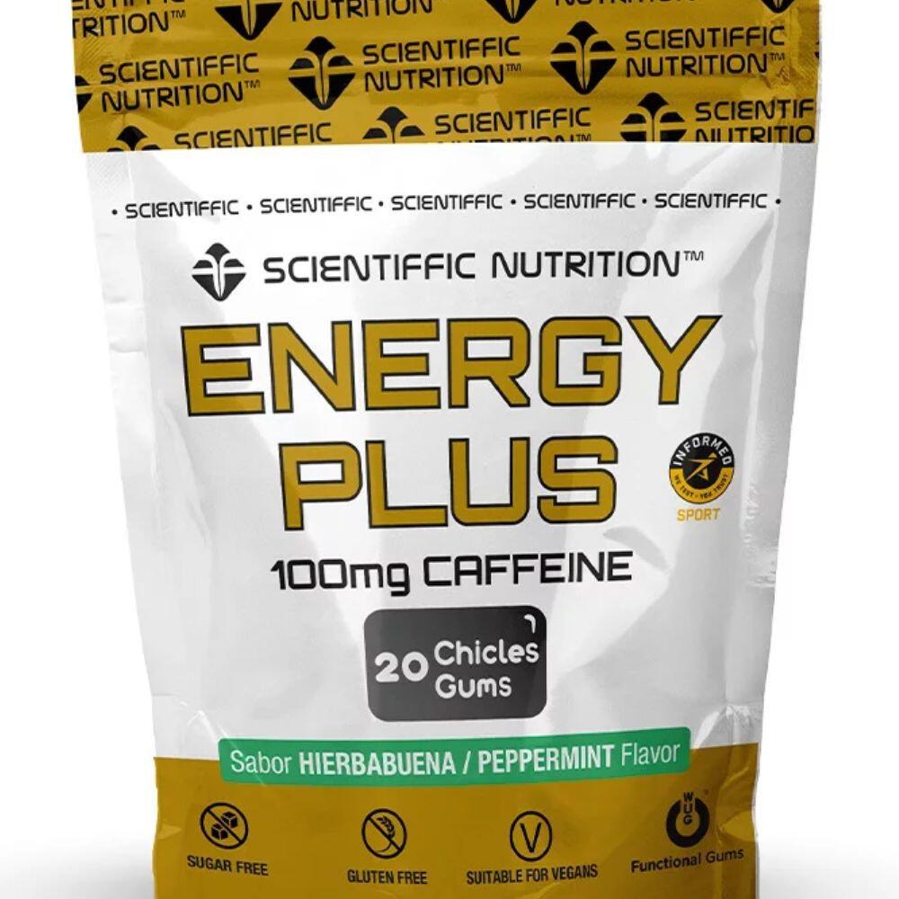 Pastilhas de cafeína Energy Plus Scientiffic Nutrition 2/3