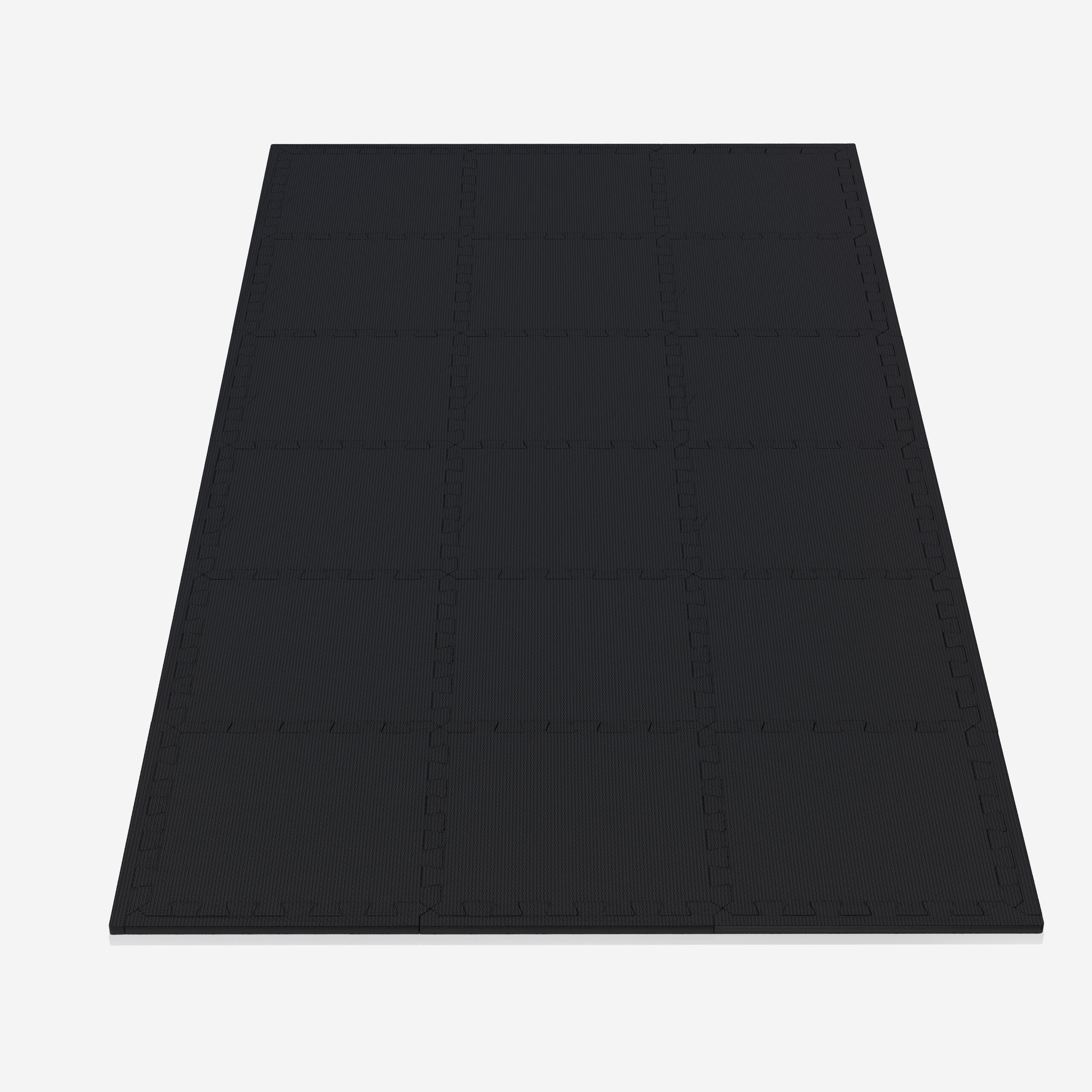 Tapis Mousse - 18 Pièces et Bords, 30x30 cm, Antidérapant, Tapis Protection Sol 5/7