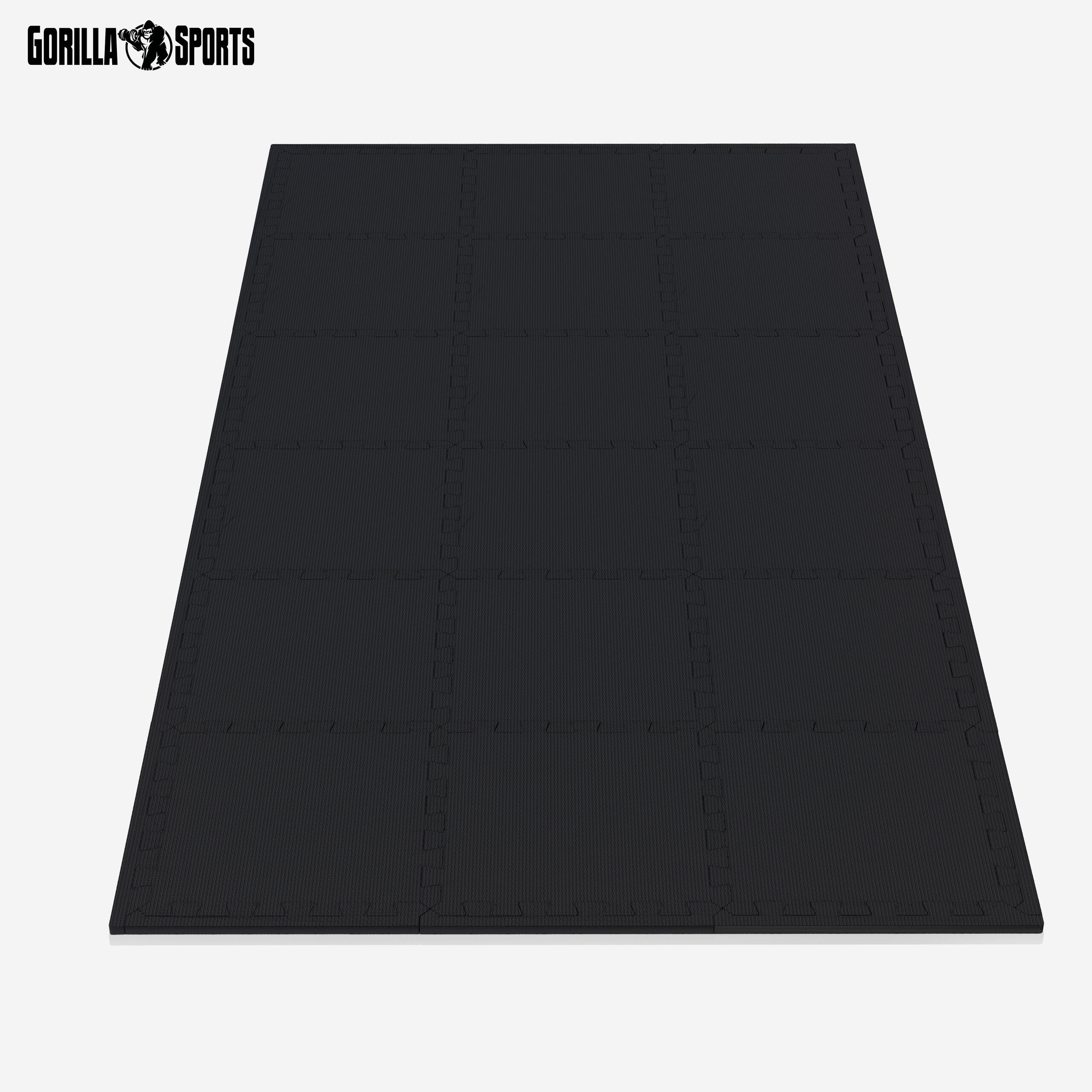 Tapis Mousse - 18 Pièces et Bords, 30x30 cm, Antidérapant, Tapis Protection Sol 7/7