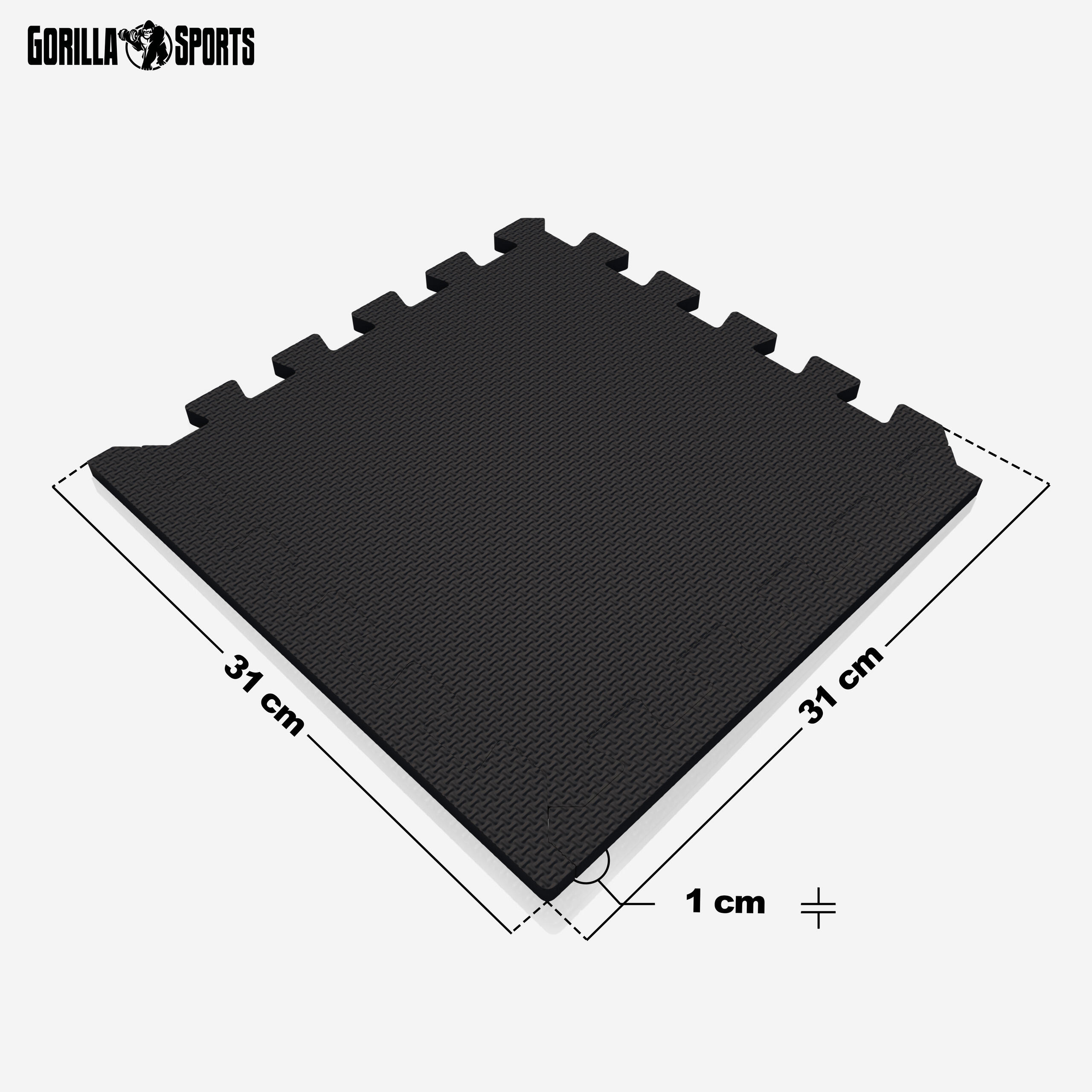 Tapis Mousse - 18 Pièces et Bords, 30x30 cm, Antidérapant, Tapis Protection Sol 2/7