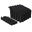 Set de 18 covorase de protectie, 30 x 30 cm, negru, Gorilla Sports®