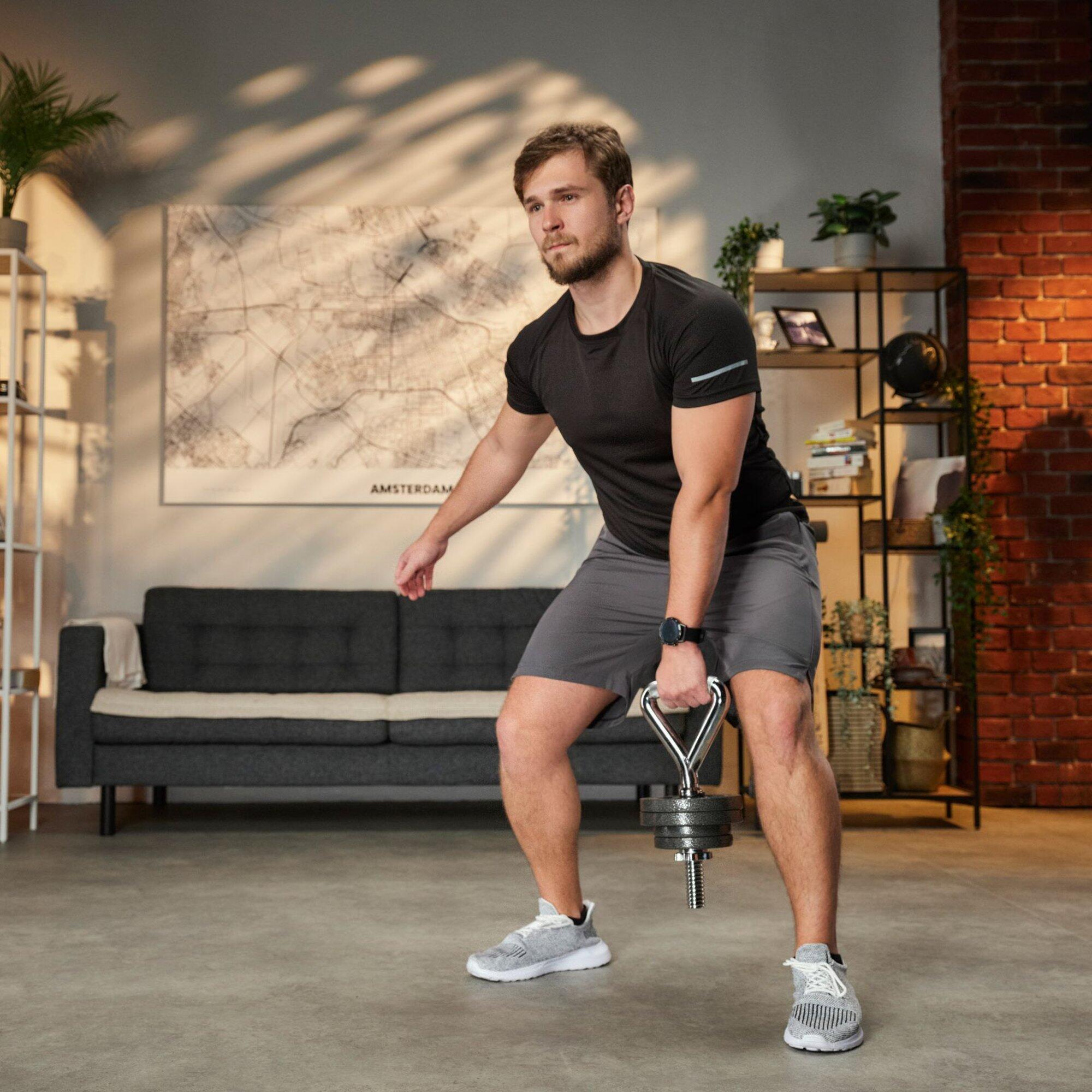 Barre pour entraînement de force Hop-Sport 37 cm (30 mm) poignée pour kettlebell 2/7