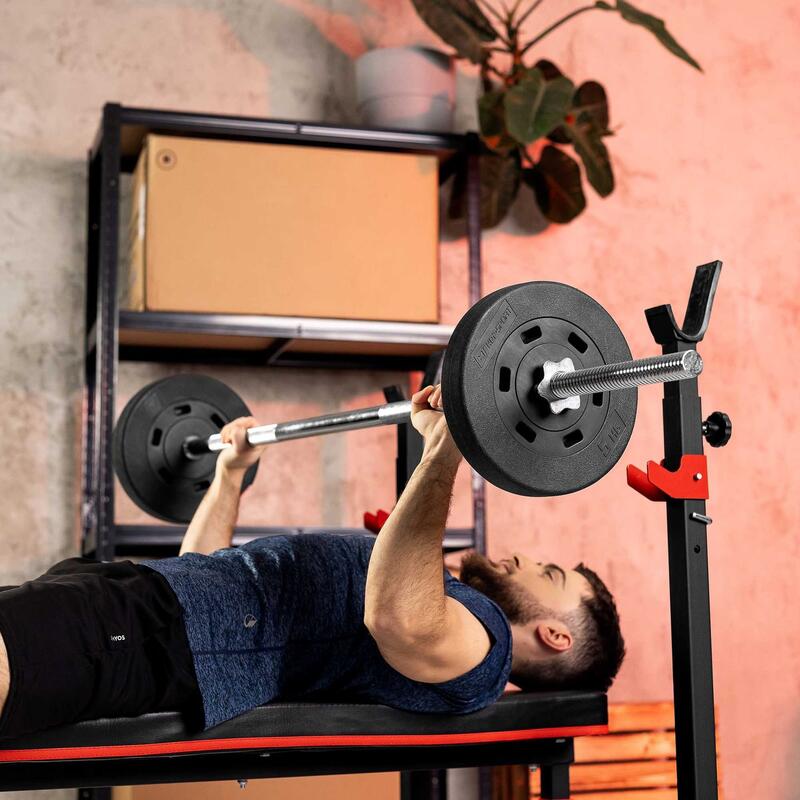 Zestaw gryfów Hop-Sport 167cm +120cm lekko i mocno łamany + 2x40cm