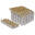 Set de 18 covorase de protectie, 30 x 30 cm, lemn deschis, Gorilla Sports®