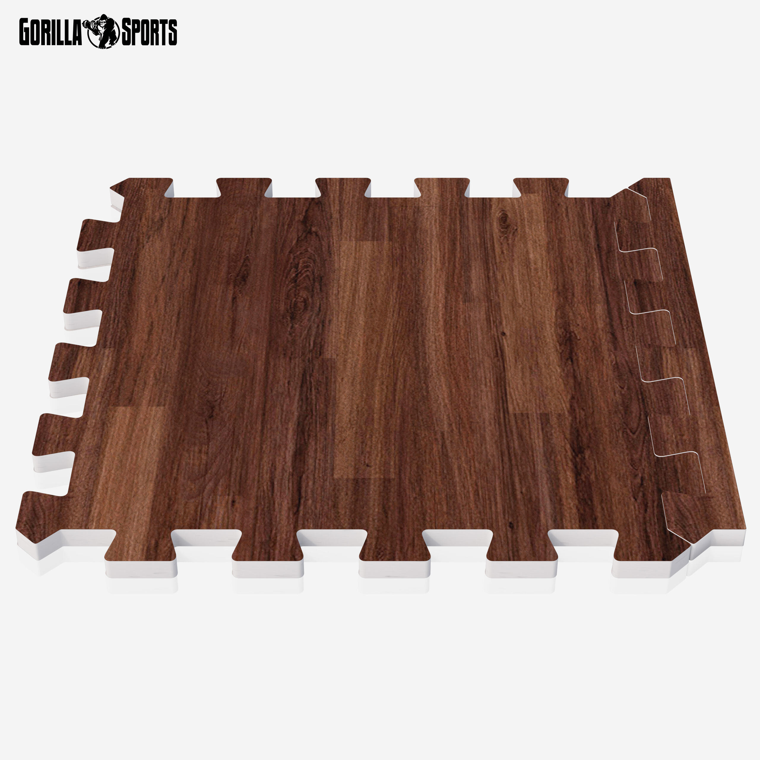 Bodenschutzmatte - Set aus 18 Stücken, 30x30cm, Bodenmatte, Fitness Schutzmatte 5/7