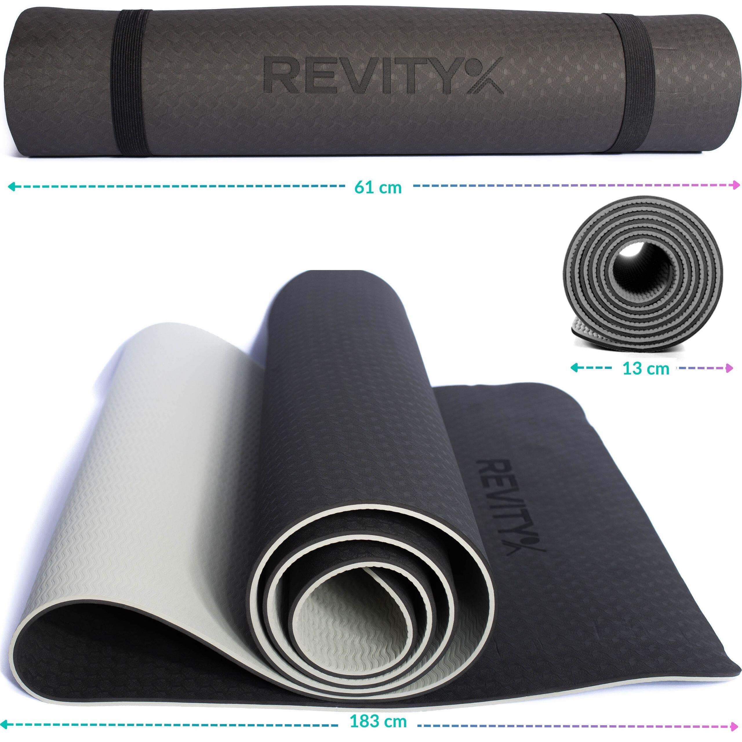 Yogamatte - Rutschfeste Fitnessmatte für Pilates,Yoga Matte mit Tragegurt 2/7