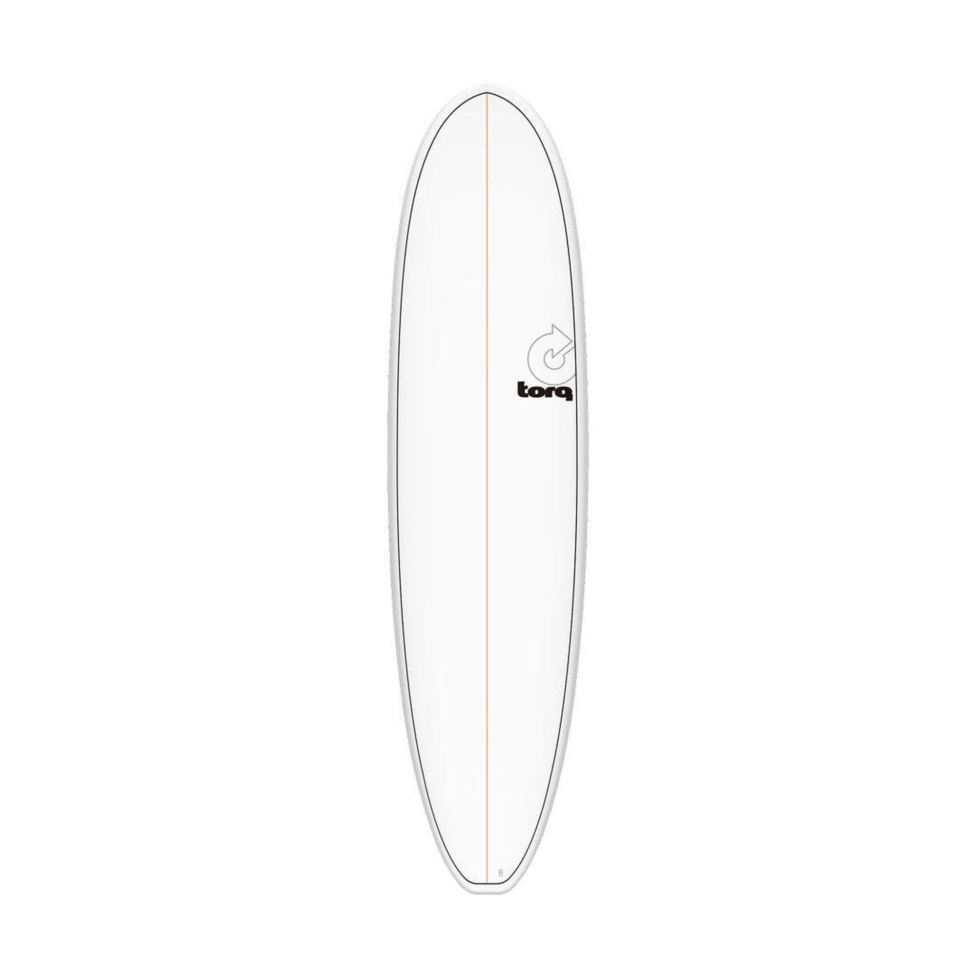 Torq - Fun V+ Tet Pinline - Planche De Surf Funboard 7'8 - Planche De Surf - Blanc|noir - Taille Unique - Decathlon