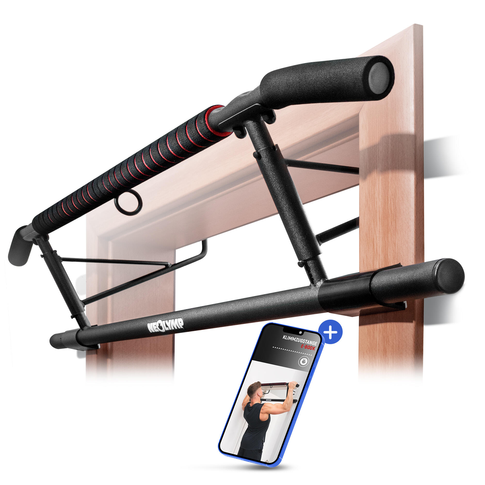 Deurrekstok – Pull-up bar zonder boren, ideaal voor thuisgebruik krachttraining 1/7