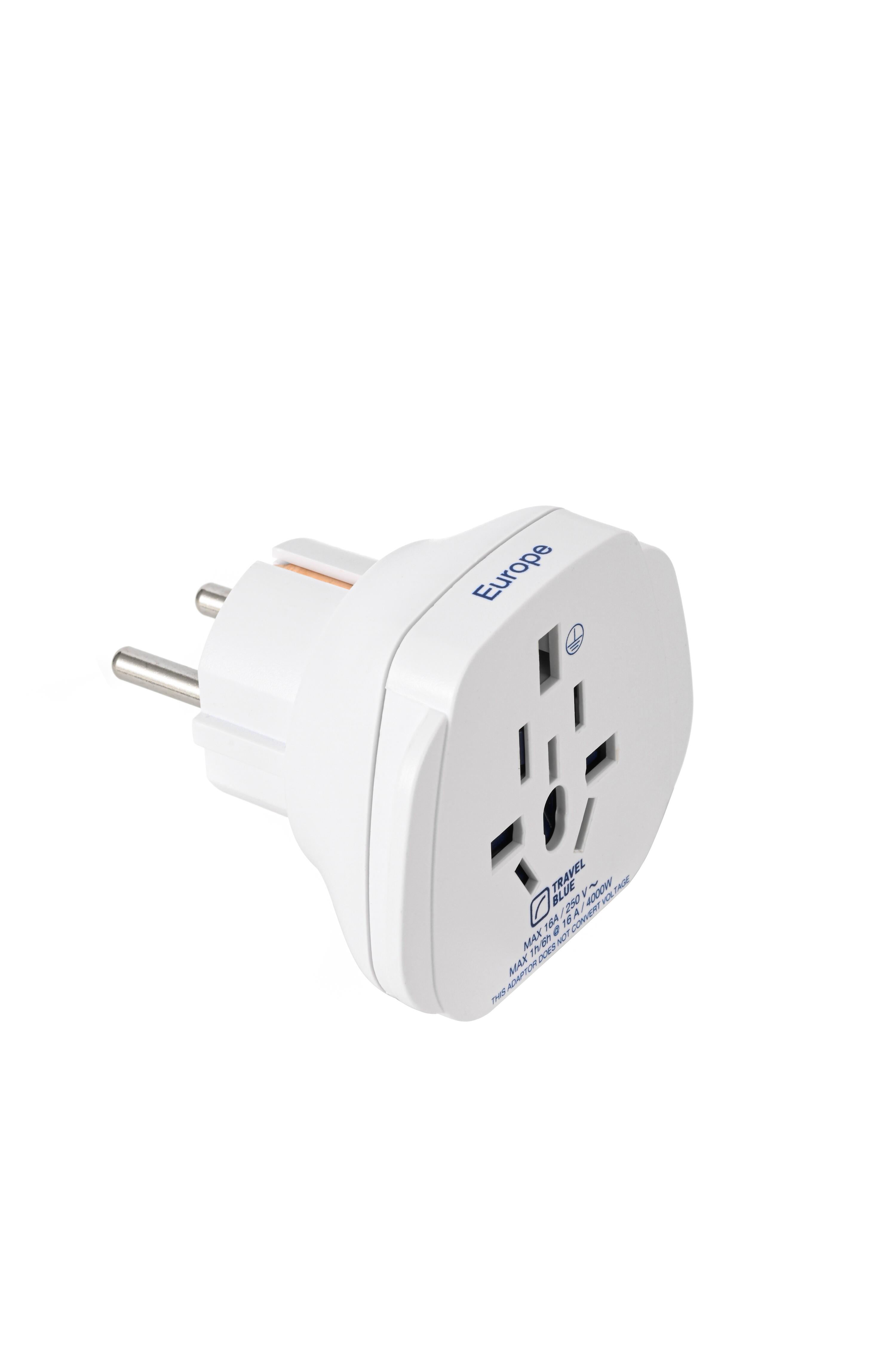 ADAPTADOR MUNDIAL CLAVIJA ELÉCTRICA A EUROPA 3/3