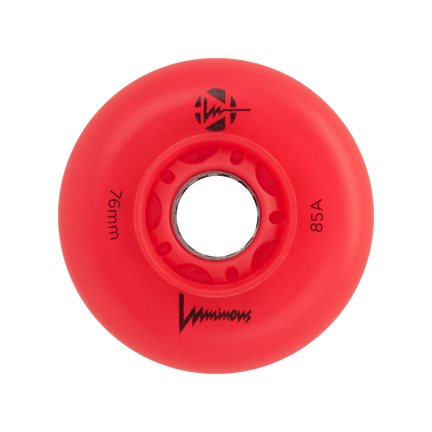 4 kółka do rolek fitness Luminous LED 76mm/85a świecące 2/3