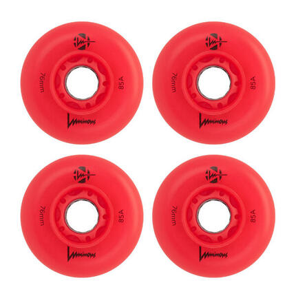 4 kółka do rolek fitness Luminous LED 80mm/85a świecące