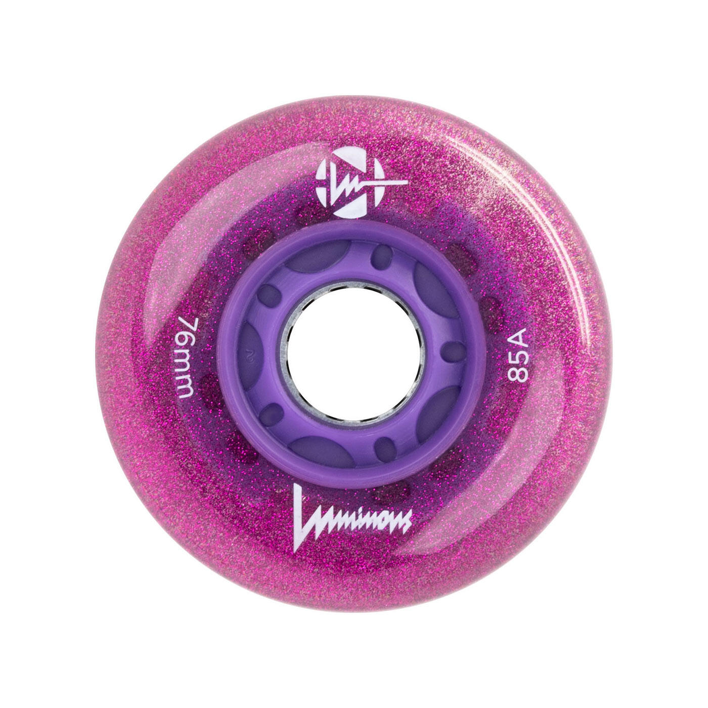 LUMINOUS Roue Inline 85A Brouillard Violet [x4] 2/3