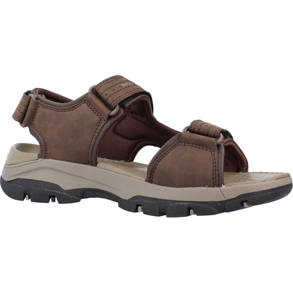 Sandali Skechers Tresmen - Garo, Marrone, Uomini 5/5