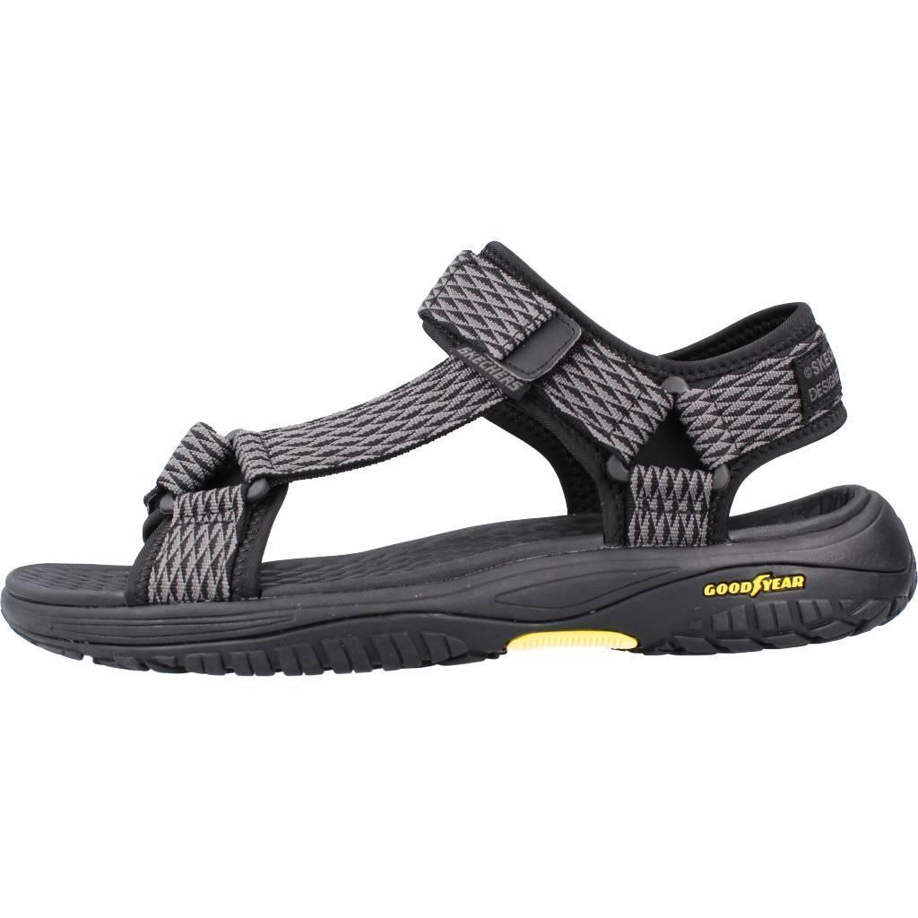 Sandales Skechers Modèle Lomell - Rip Tide Couleur Gris 2/5