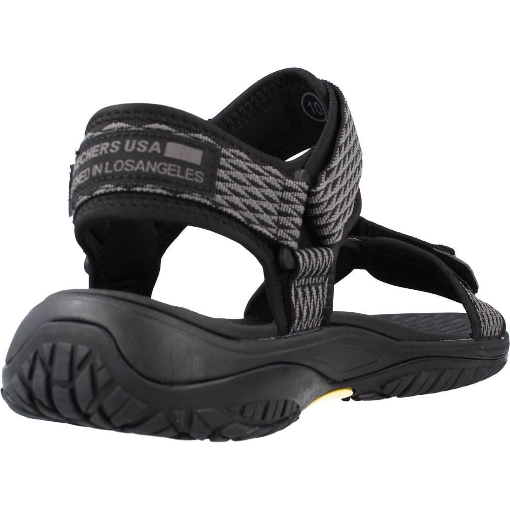 Sandales Skechers Modèle Lomell - Rip Tide Couleur Gris 3/5