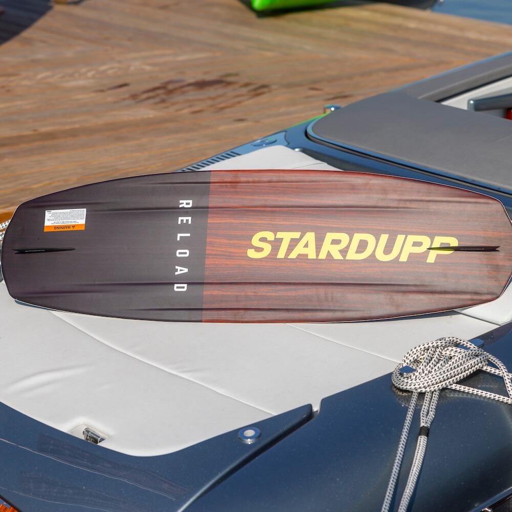 Stardupp Reload Wakeboard Set Yellow - 139CM - Wakeboard + Lijn + Bindingen 2/7