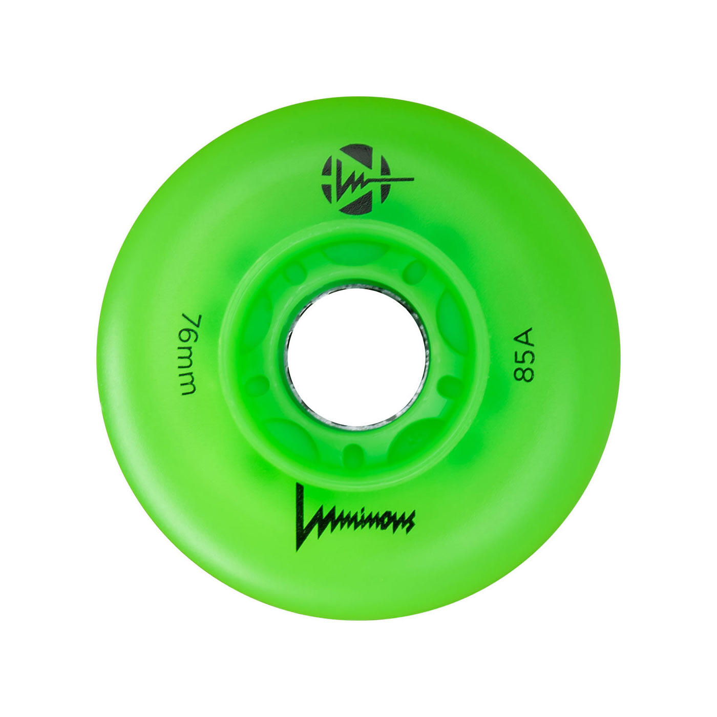 LUMINOUS Roue Inline 85A Vert Pomme Phosphorescent (Led Verte) [x4] 2/2