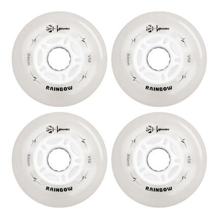 4 kółka do rolek fitness Luminous LED 84mm/85a świecące