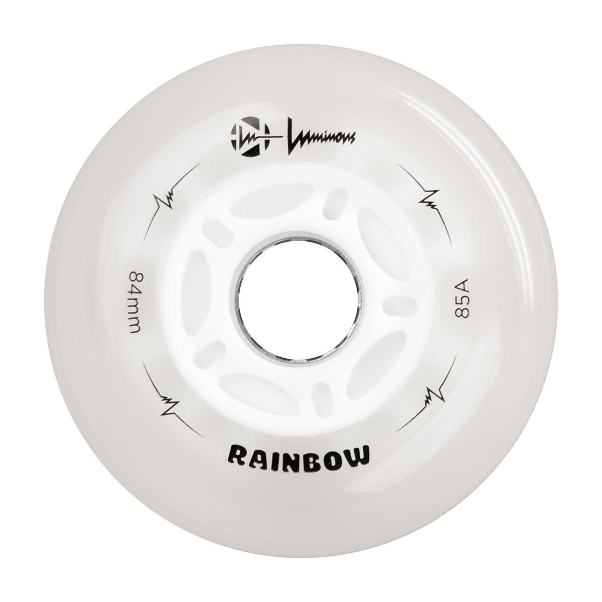 LUMINOUS Roue Inline 85A Arc en ciel Blanc [x4] 2/6