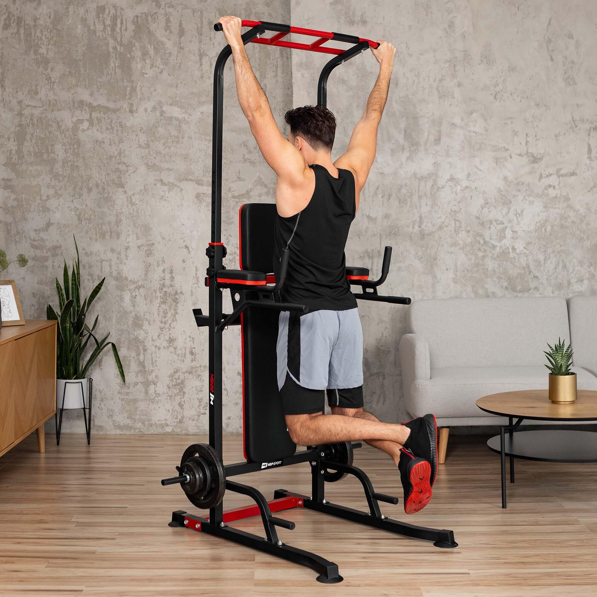 Krafttrainingsstation Hop-Sport HS-2015K mit Bank 5/7