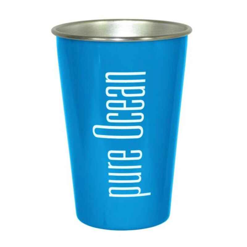 Edelstahl Trinkbecher blau 500 ml
