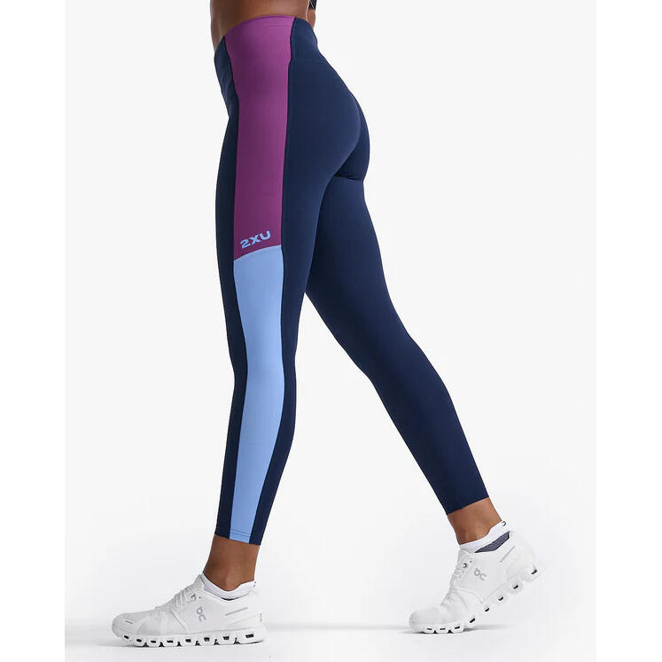 Legging compressione vita alta donna 2XU Form Splice 2/3