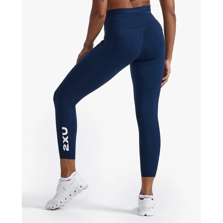 Damskie legginsy kompresyjne 7/8 z wysokim stanem 2XU Form Stash