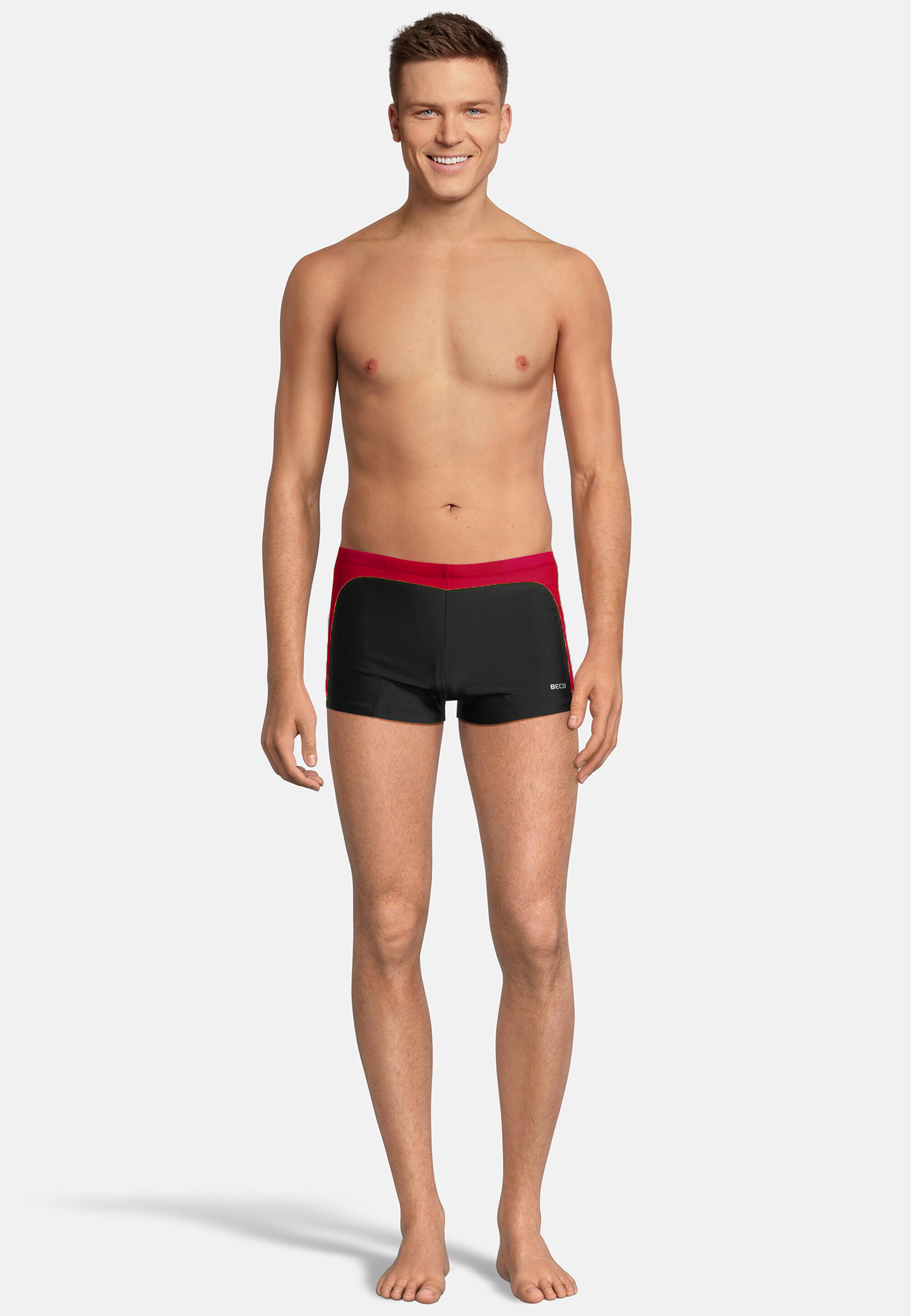 Beco Men's Swim Boxers Black/red 4/5