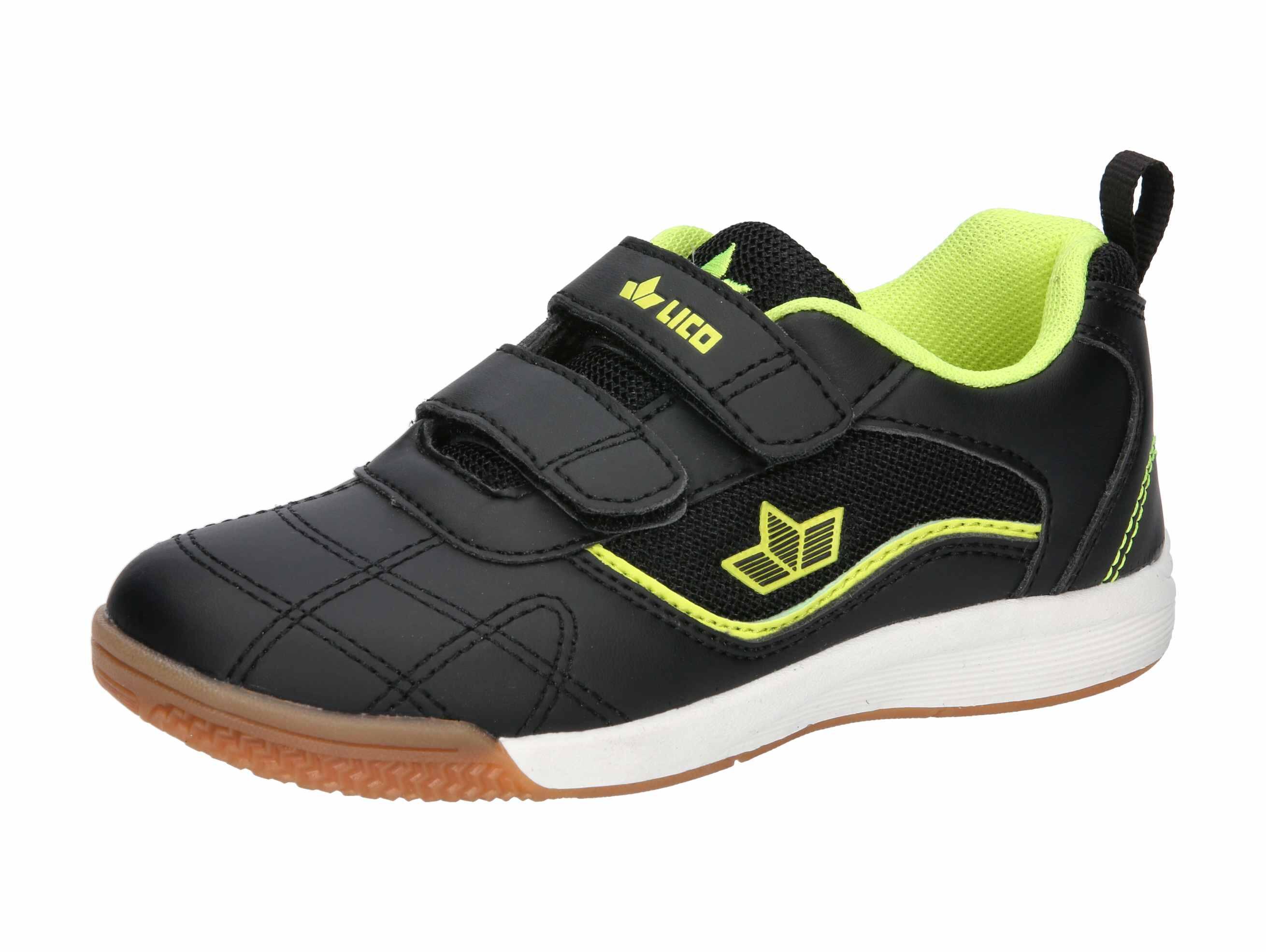 Lico Bob V Uniseks, kinderen Zaalsportschoen, Wit / marineblauw, 33 EU : Lico