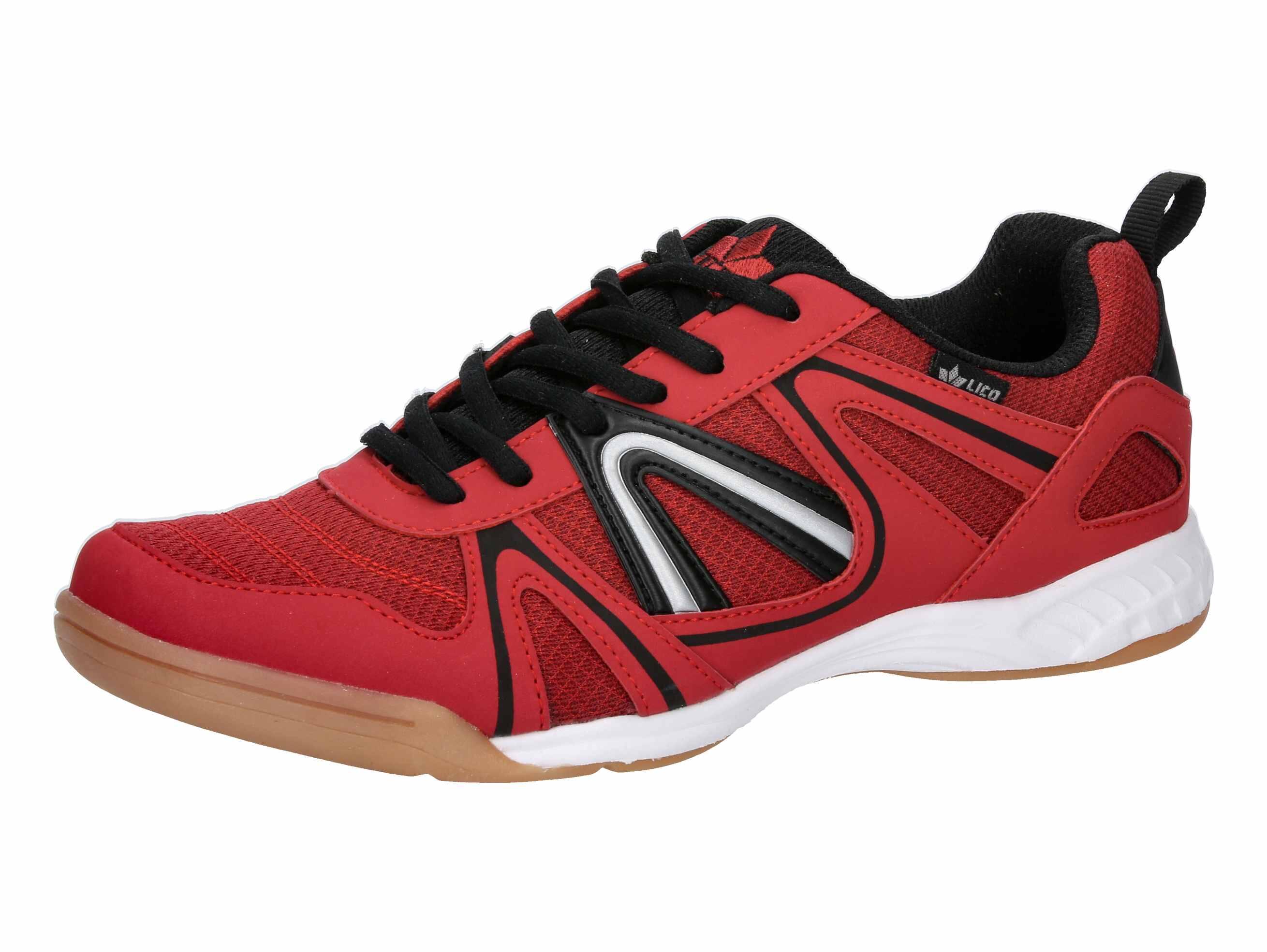 LICO LICO Fit Indoor Shoe Men Red Nylon Removable Insole