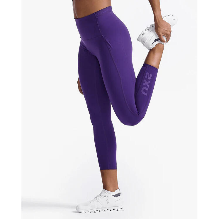 Damskie legginsy kompresyjne 7/8 z wysokim stanem 2XU Form Stash