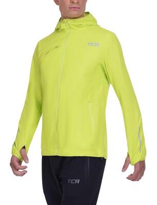 Herren Lauf-Softshelljacke. Reflektierende atmungsaktive und kompakte Jacke