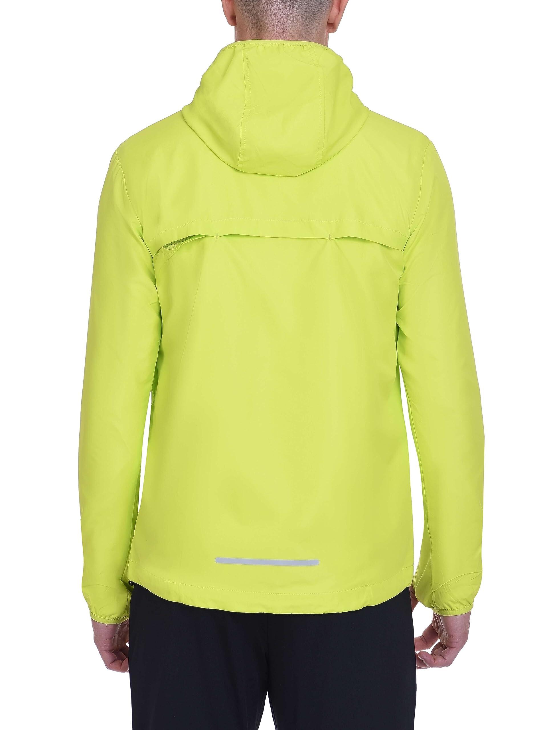 TCA Softshelljack voor heren, hardloopjas, regenjas met capuchon, waterdicht, 2/5