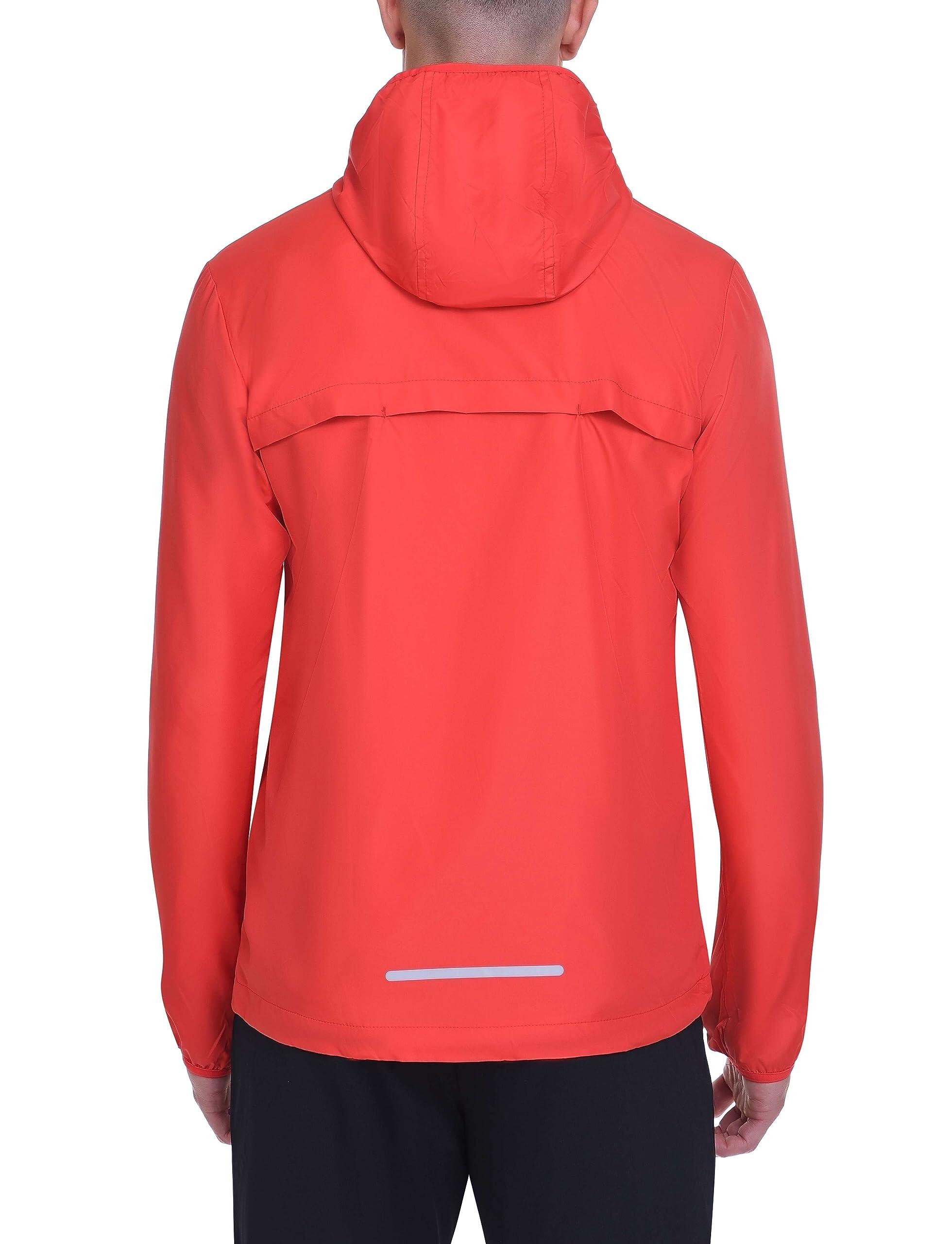 TCA Softshelljack voor heren, hardloopjas, regenjas met capuchon, waterdicht, 2/5